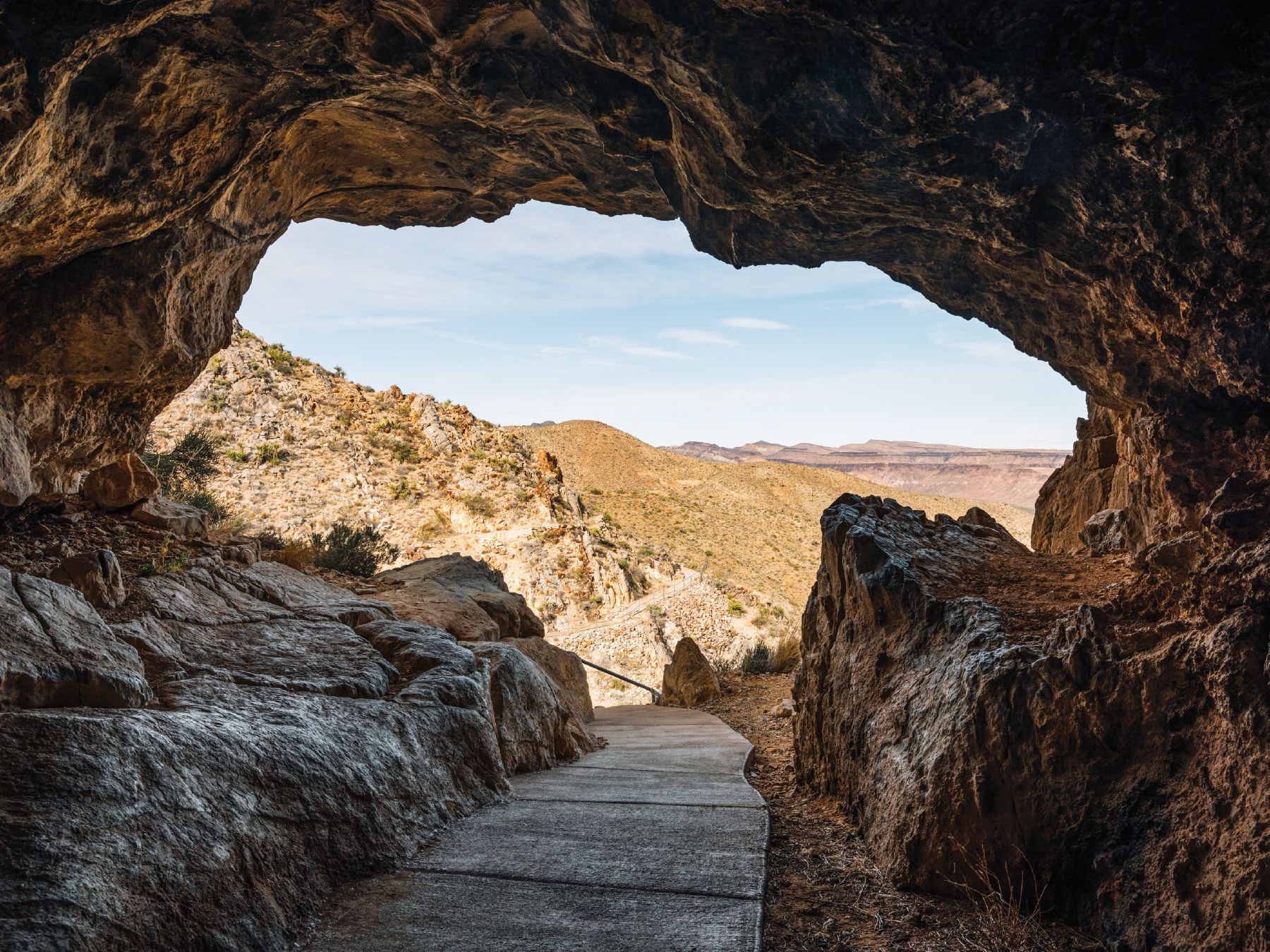 Mitchell Caverns (Lance Gerber/DESERT magazine)