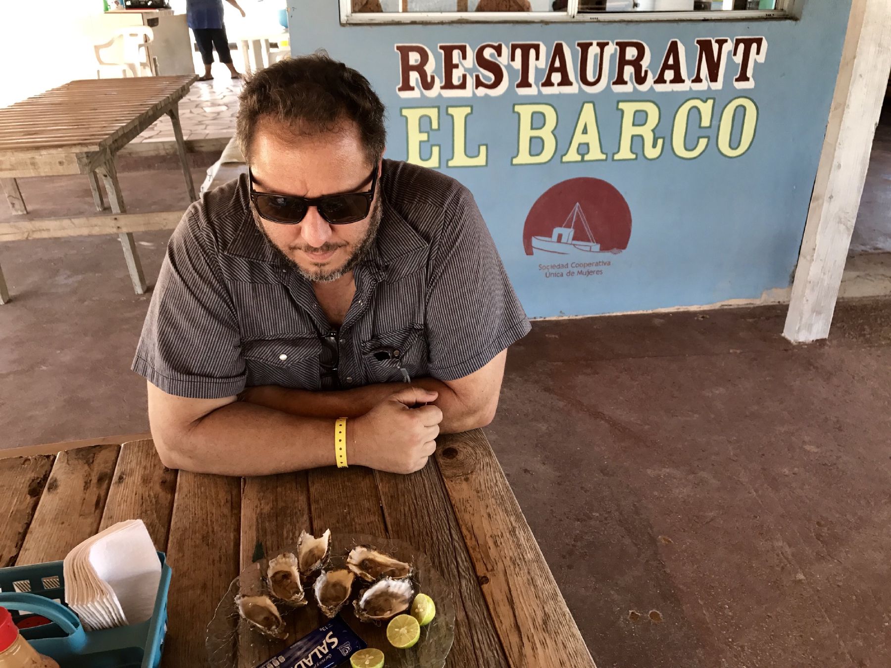 A man and his oyster