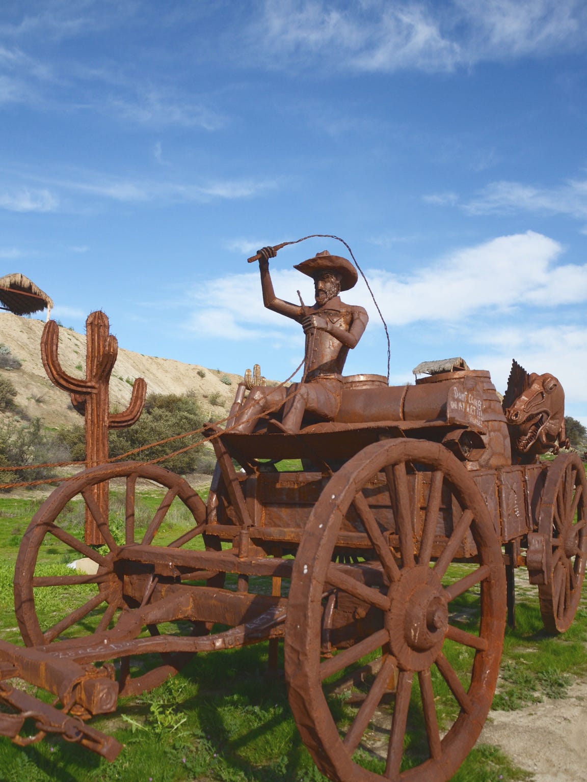 A sculpture by Ricardo Breceda (Photo: Kristin Scharkey)