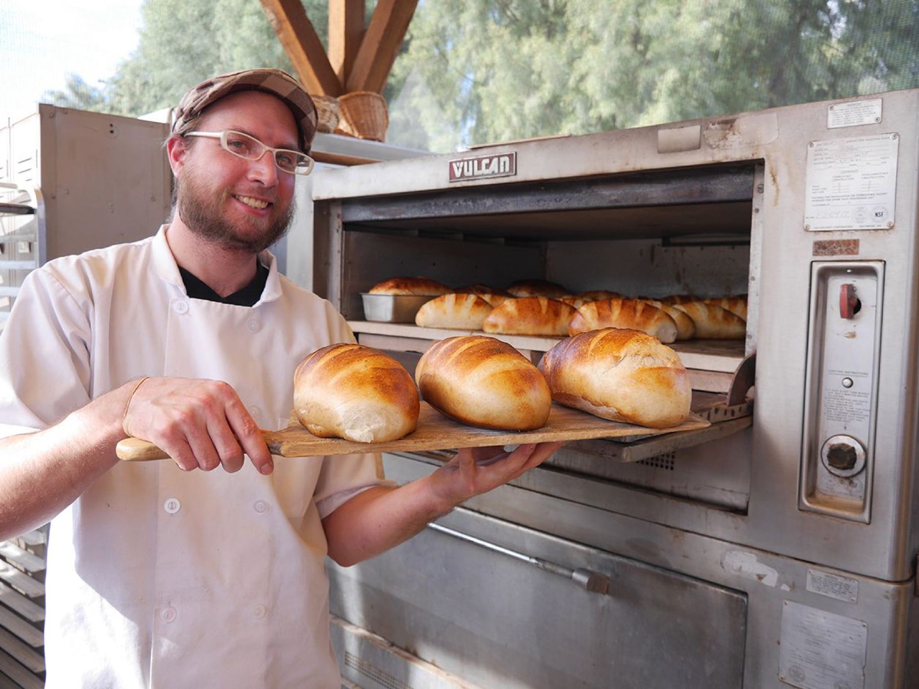 Sourdough bread baked daily