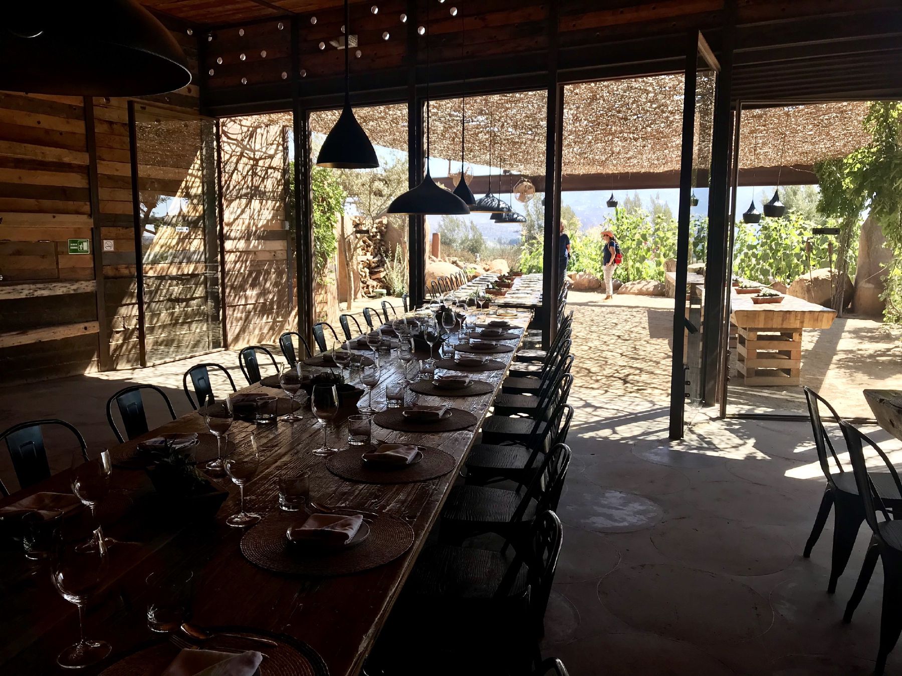 Fauna is a beautiful restaurant located at Bruma, a winery and small resort that will blow you away with its design.
